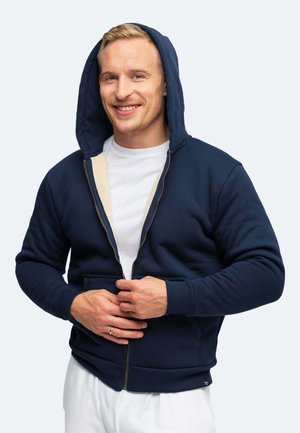 Felpa con zip - marine