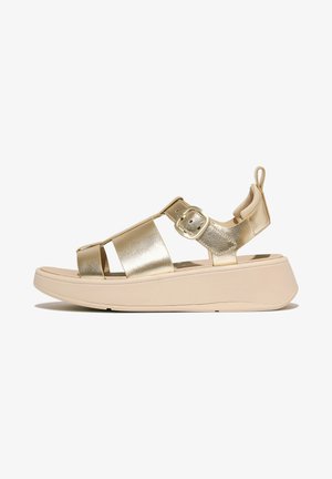 FitFlop Sandaler m/ kilehæl - platino
