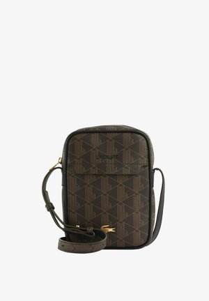 Lacoste, VERTICAL CAMERA BAG - Cameratas - mono slate black shitake