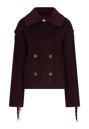 Dante6, DANTE6-HAVEN FRINGED COAT - Halflange jas - purple