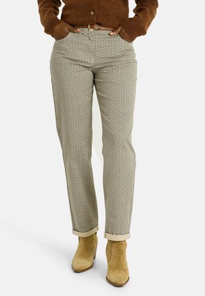 IMPRIMÉ - Pantalones chinos - beige