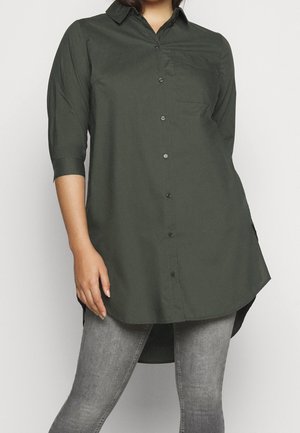Hemdbluse - dark green