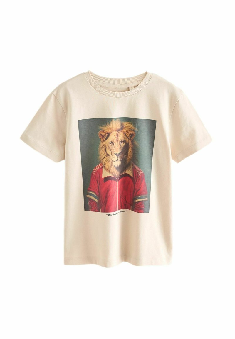Next SHORT SLEEVE GRAPHIC STANDARD - Trükipildiga T-särk - stone football lion