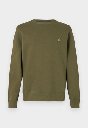 REG FIT ZEBRA - Sportinis megztinis - khaki