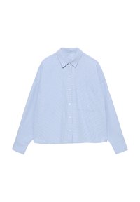 CHECK - Bluza z gumbi - blue-grey