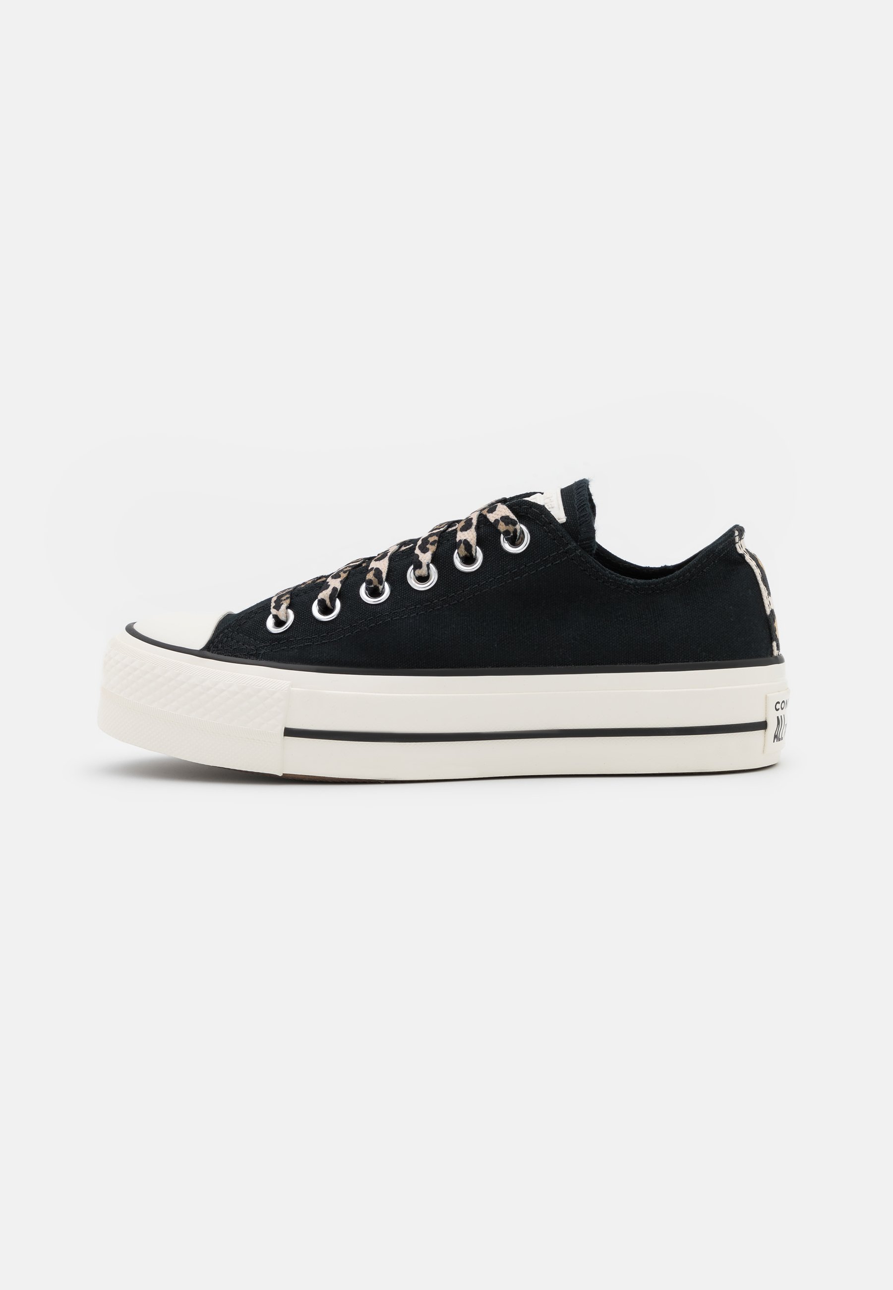 Converse CHUCK TAYLOR ALL STAR ARCHIVE PLATFORM - Baskets basses -  black/light fawn/egret/noir - ZALANDO.BE