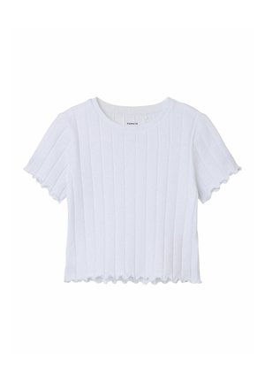 CROPPED FIT - T-shirts basic - bright white