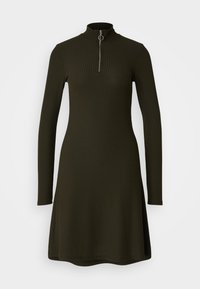 ONLNELLA HALF ZIP DRESS - Žerzejové šaty - rosin