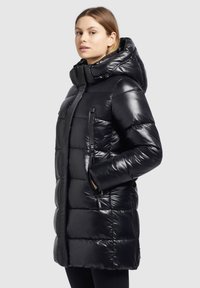 khujo CARDI SHINY - Vinterfrakke - schwarz