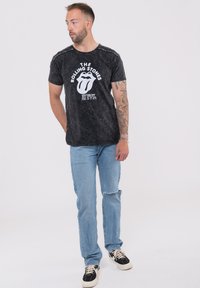 Paradiso Clothing THE ROLLING STONES NYC 75 SNOW WASH - Print T-shirt - black