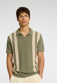 Selected Homme SLHMATTIS OPEN  - Polo krekls - vetiver