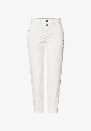 Street One, HIGH WAIST BARREL LEG JEANS IM LOOSE FIT - Wide Leg - off white washed