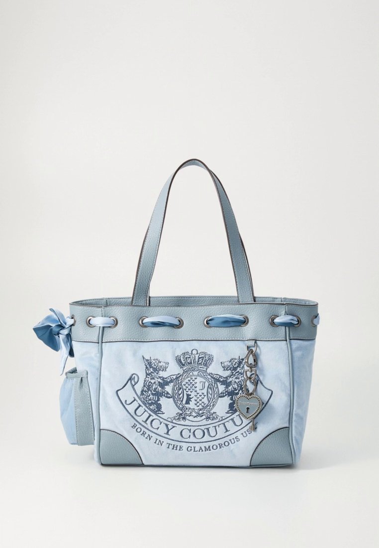 Juicy Couture LARGE DOUBLE HANDLE - Geantă de mână - dusk blue