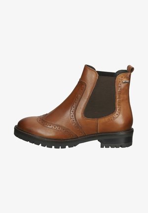 s.Oliver, Boots à talons - cognac