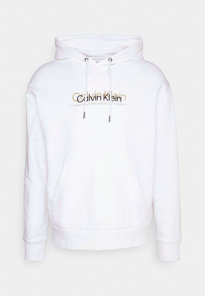 Calvin Klein Kapuzenpullover - bright white/weiß - Zalando