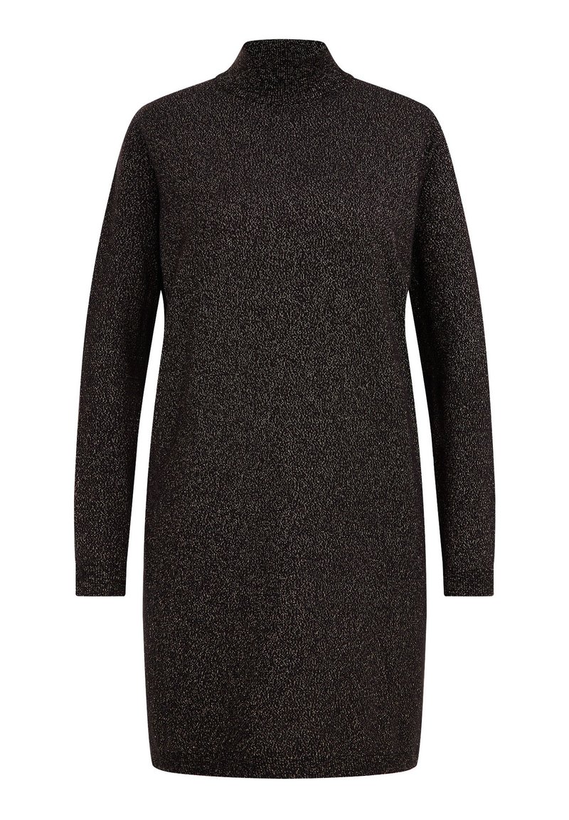 WE Fashion Gebreide jurk zwart