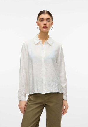 LOOSE FIT RHINESTONE  - Camicia - bianco