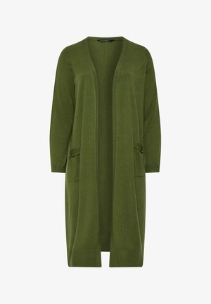 Evans, PLUS SIZE CARDIGANS - Strickjacke - olive