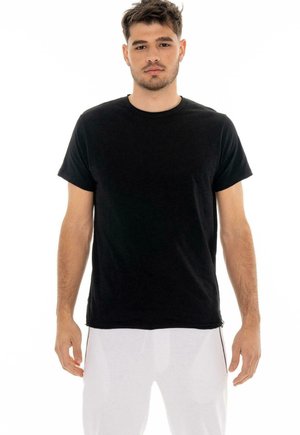 LEONE 1947, T-SHIRT - T-shirt basique - black-light grey solid