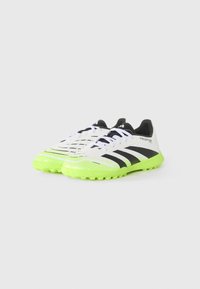 adidas Performance PREDATOR LEAGUE UNISEX - Turf football boots - white/core black/lucid lemon