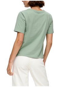 s.Oliver BLACK LABEL T-shirt print - salbeigrün
