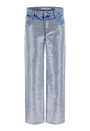 Guess, JIL BOYFRIEND  - Jeans a sigaretta - himmelblau