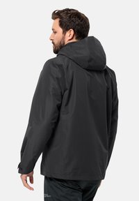 Jack Wolfskin TAUBENBERG 3IN1 M - Impermeabile - black