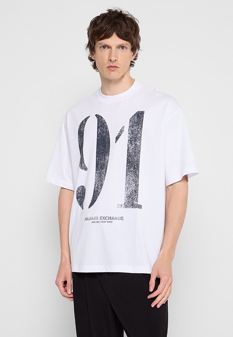Armani Exchange T-shirt print wit Armani Exchange T-shirt print wit
