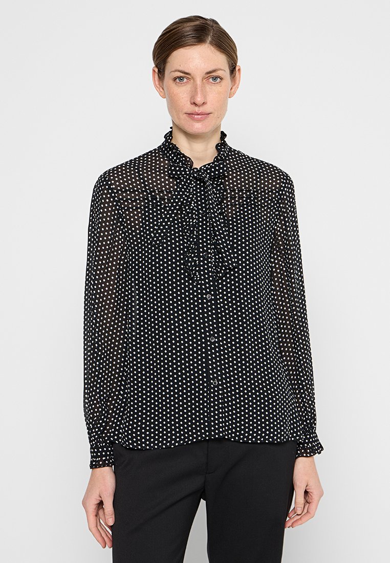 Maje Overhemdblouse zwart Maje Overhemdblouse zwart