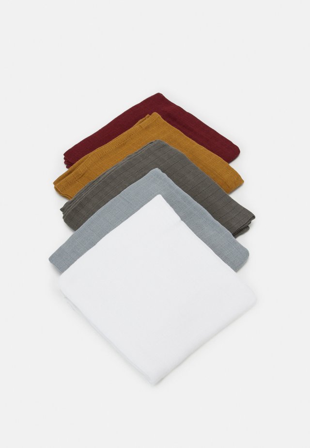 NBNNAPSIRA NAPPIES 5 PACK UNISEX - Kocyk muślinowy - granite grey