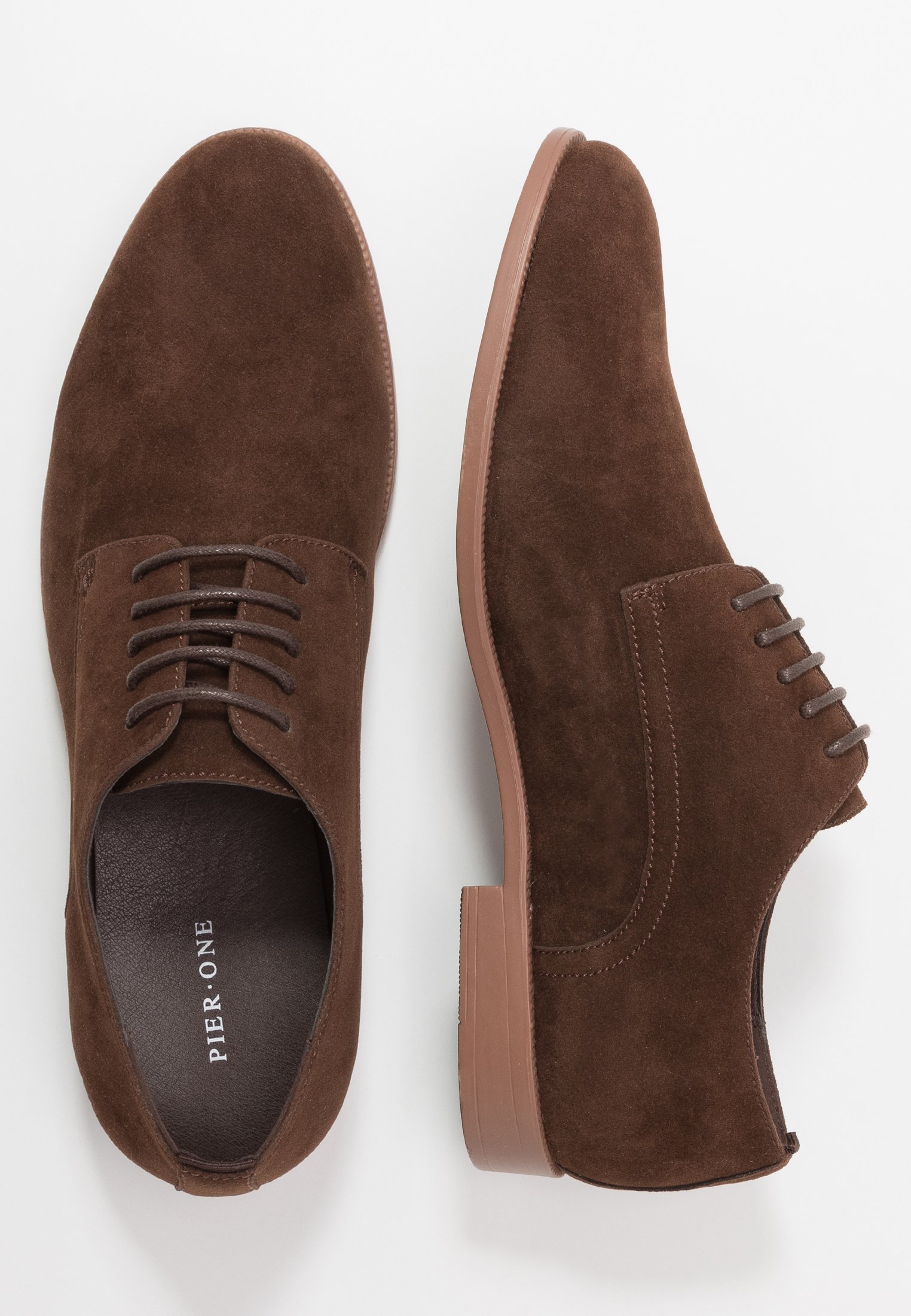 Pier One Pensko med snøring dark brown Zalando.no Pier One Pensko med snøring brown Zalando.no