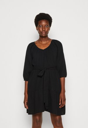 GAP ELBOW TIERED MINI - Φόρεμα ημέρας - black