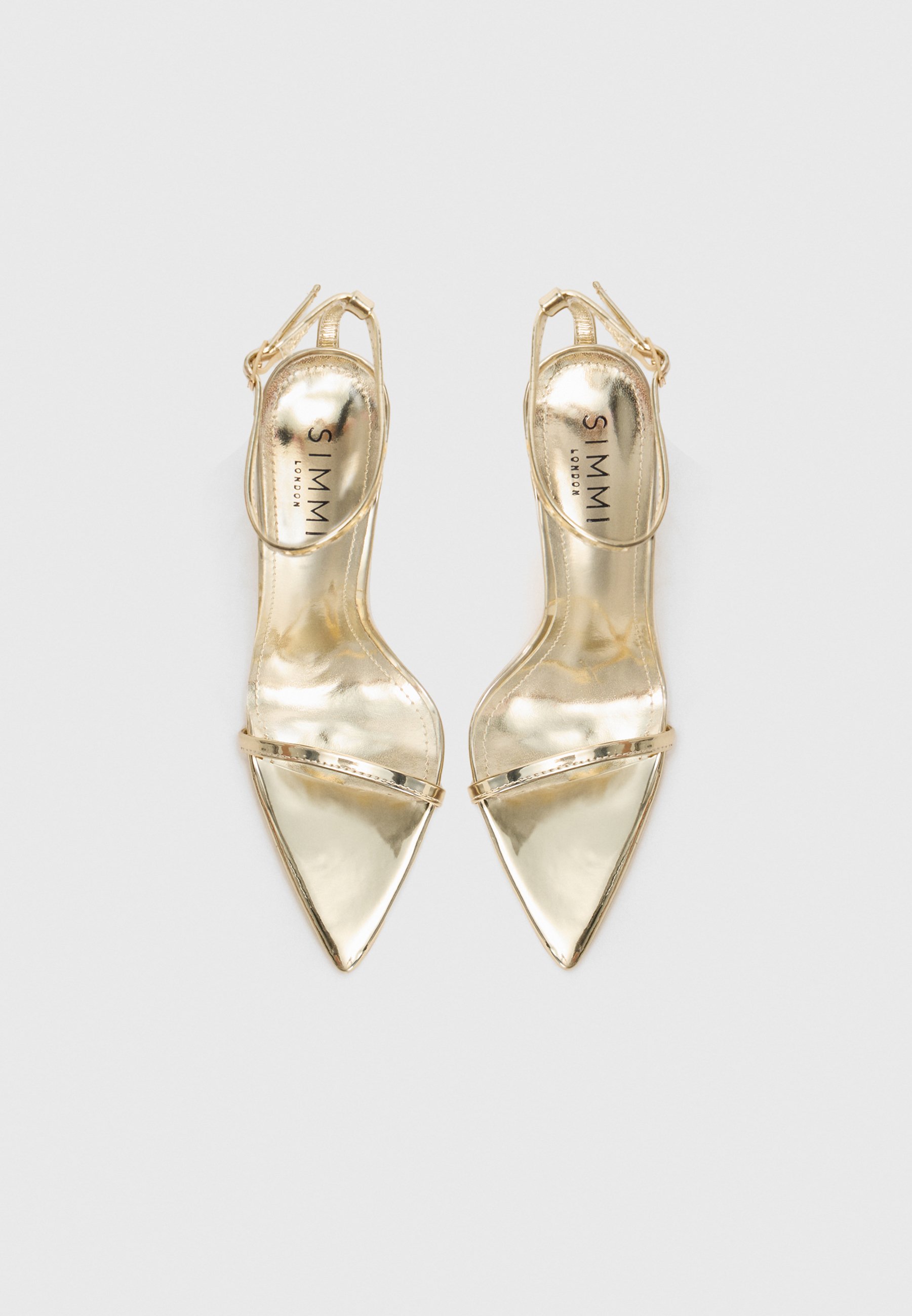 Sadi s・lim Simmi London PEAR - Sandały na obcasie/złoty - Zalando.pl