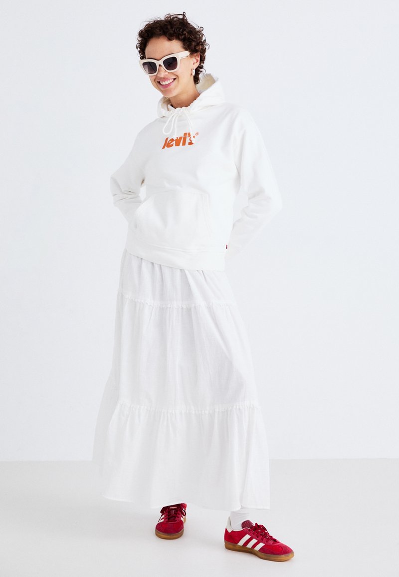 Levi's® GRAPHIC STANDARD HOODIE - Mikina s kapucí - white