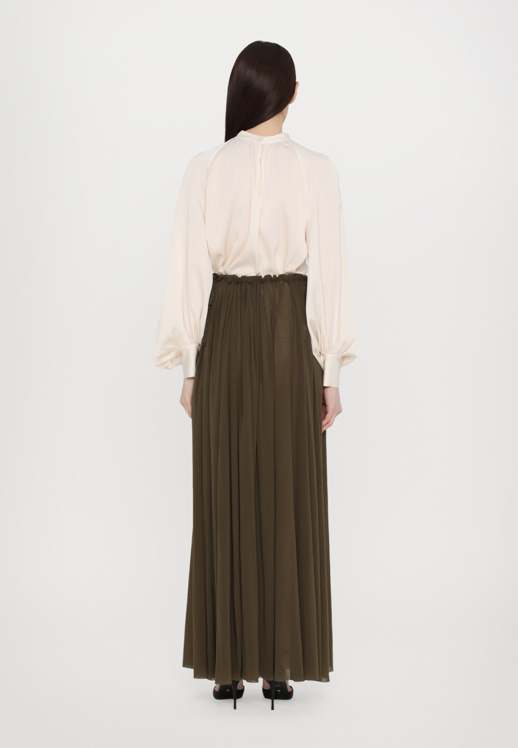 Philosophy di Lorenzo Serafini SKIRT - Maxi skirt - brown