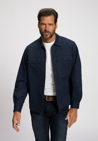 STHUGE LANGARM - Hemd - dark blue denim/dark-blue denim - Zalando.ch