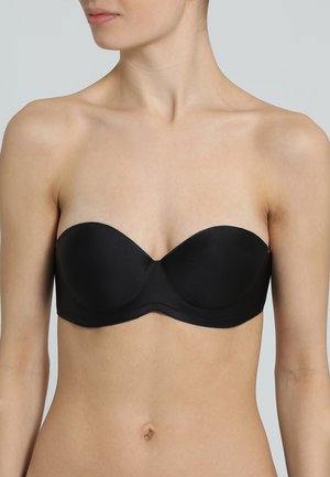 Sujetador sin tirantes/multiescote - black
