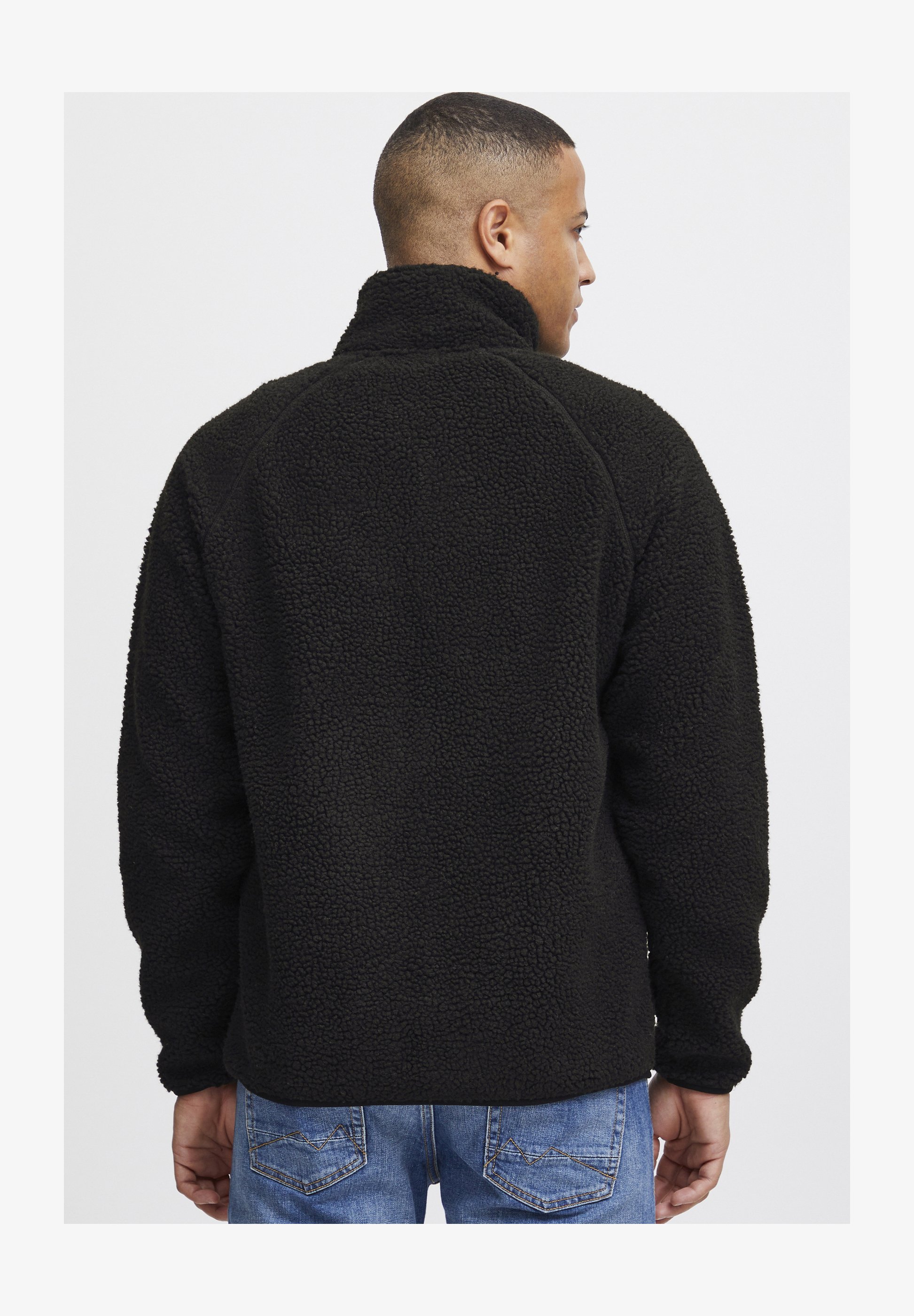 11 Project PRRomy Giacca Teddy Uomo – Morbido, Colletto Alto, Tasche Con Cerniera, Vestibilità Regolare, Cotone Sostenibile