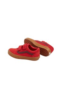 Vans OLD SKOOL - Chaussures à scratch - red