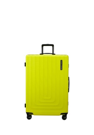 Wheeled suitcase - metallic lime