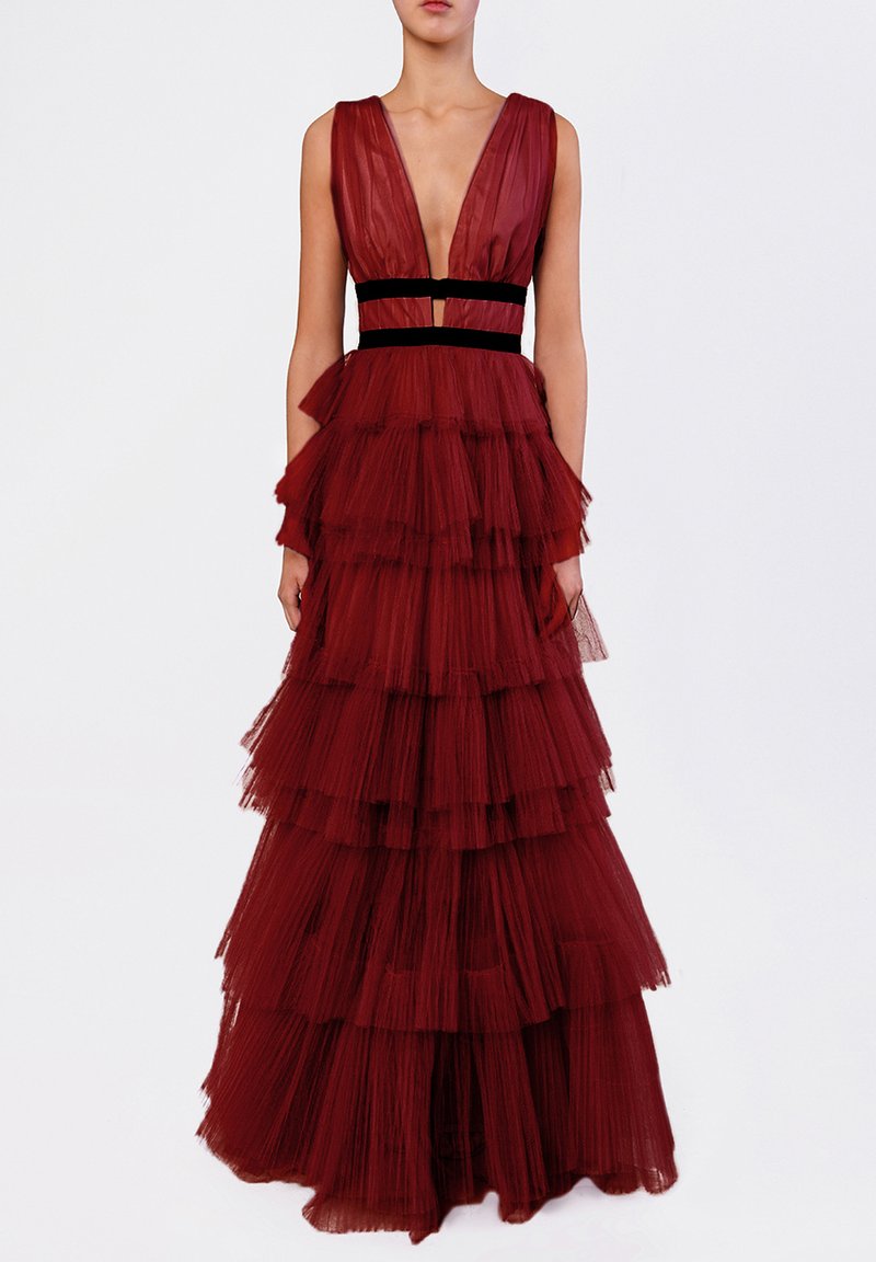 True Decadence PLUNGE FRONT - Abiti per occasioni speciali - burgundy