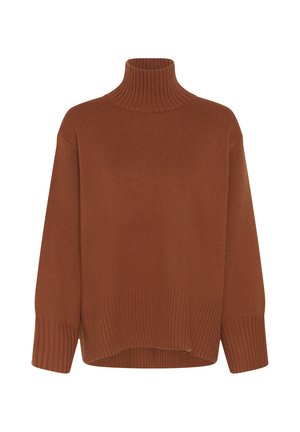 InWear, GEAIW KAXY HIGHNECK - Svetrík - brown melange