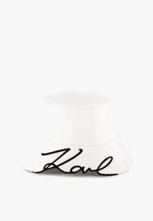 KARL LAGERFELD KIDS EMBROIDERED BUCKET  - Hoed - blanc