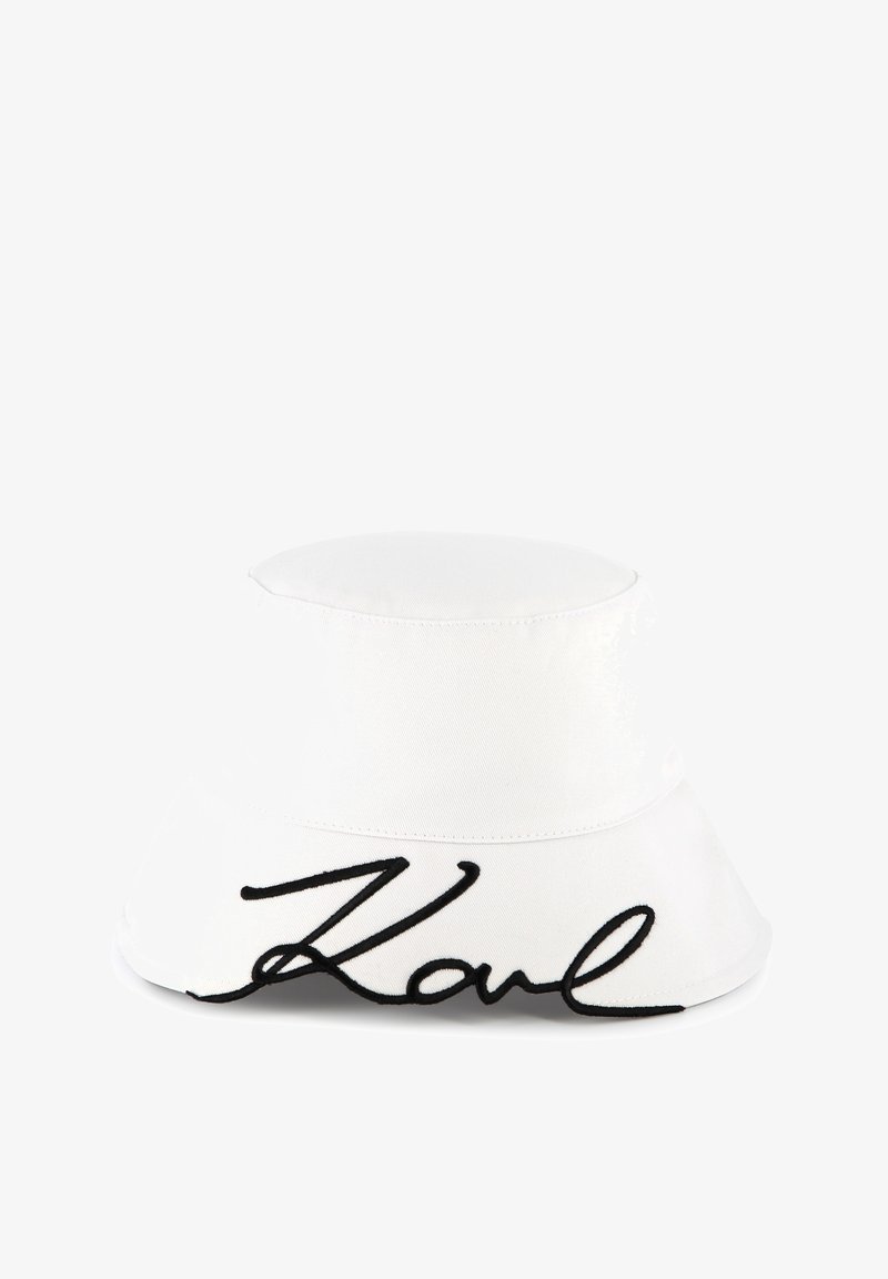 KARL LAGERFELD KIDS EMBROIDERED BUCKET - Chapeau - blanc