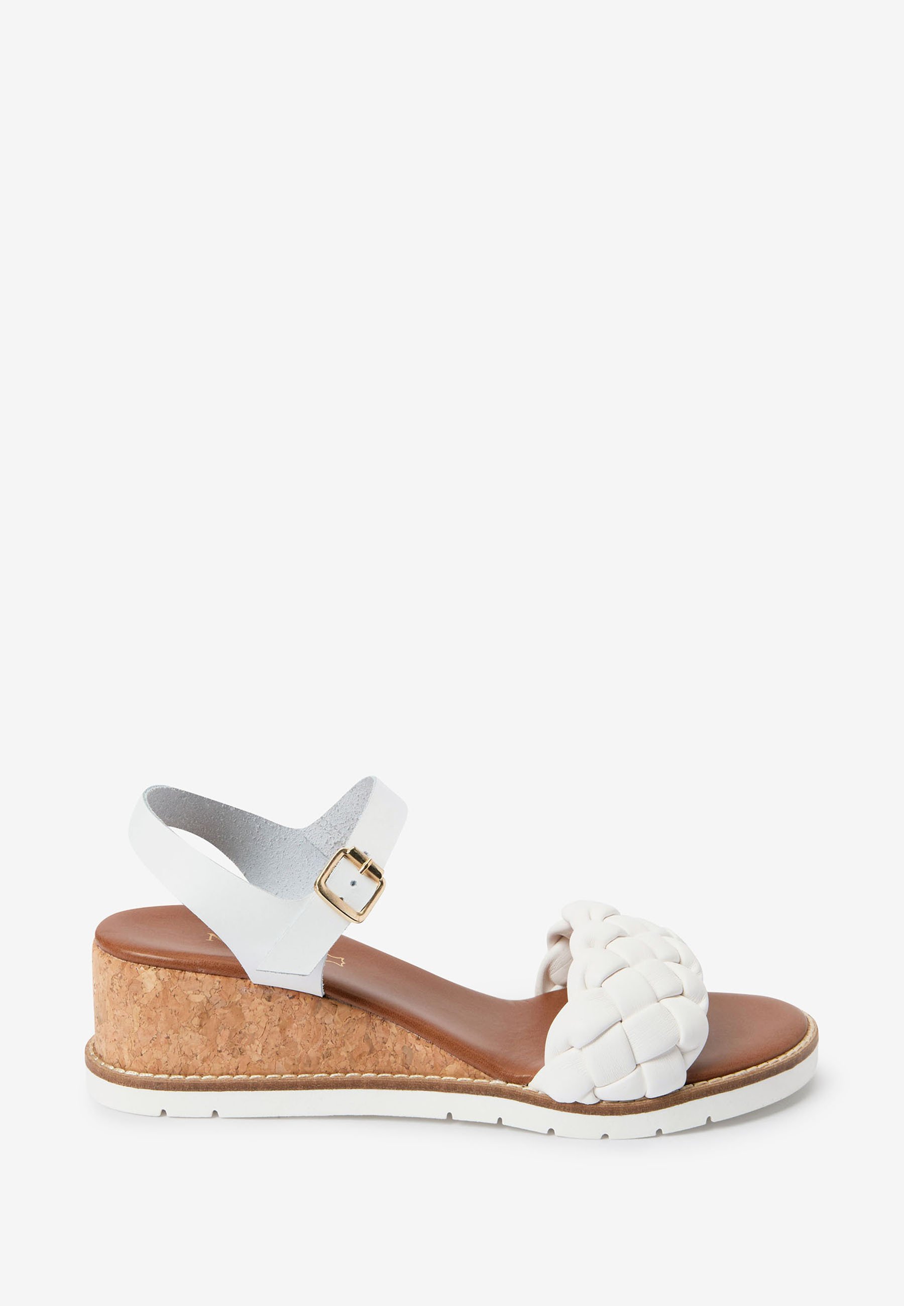 Beige sleehakken met touwtjes | Sleehak sandalen met wikkelbanden