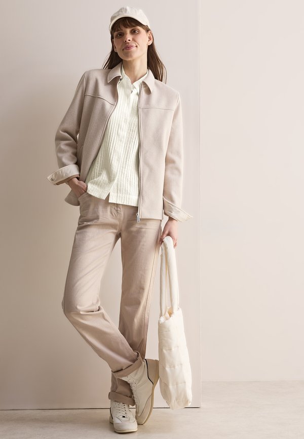 STRUKTUR - Hemdbluse - weiß