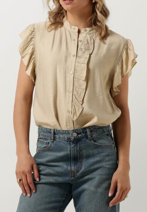 Modström HOLIDAY - Button-down blouse - zand