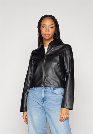 ONLABIGAIL JACKET  - Faux leather jacket - black