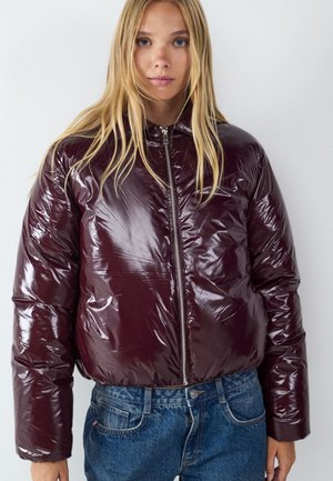 Balmohk, Quilted Shiny Finish - Vinterjakker - plum perfect