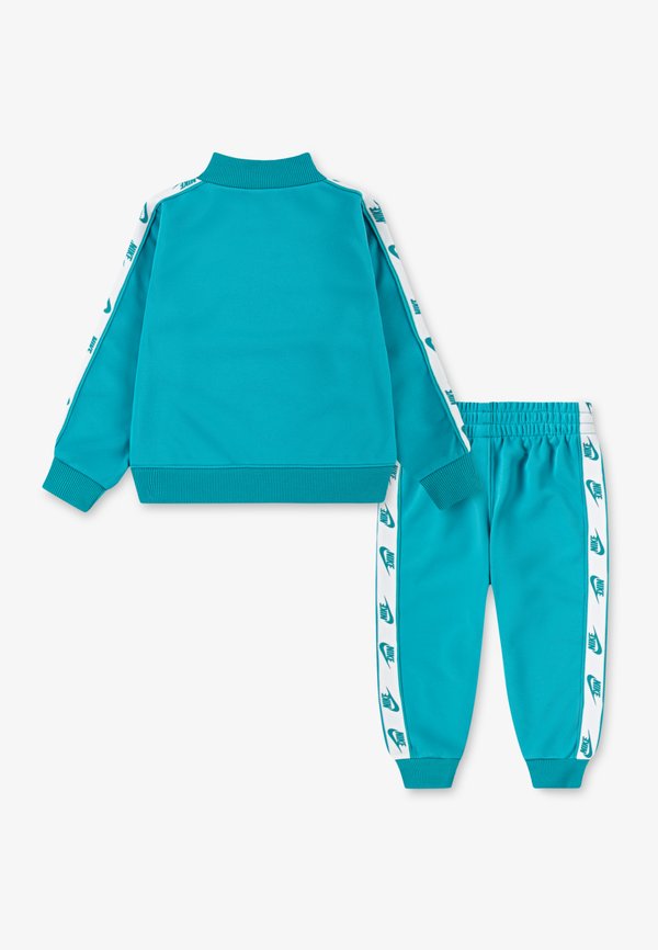 FULL ZIP WITH LOGO TAP UNISEX SET - Training jacket - dusty cactus2